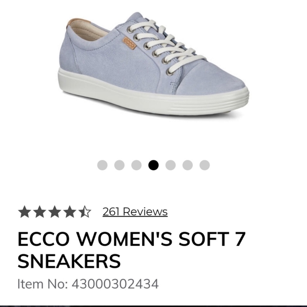 ECCO WOMENS SNEAKERS SIZE 7/38